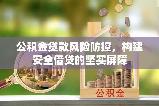 沙河口公积金贷款风险防控，构建安全借贷的坚实屏障